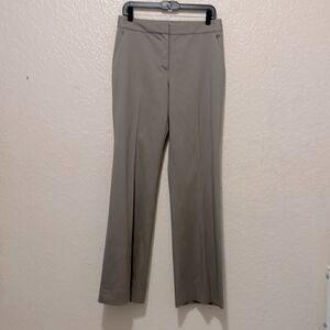 St John Emma Stretch Wool‎ Pleated Beige Tan Neutral Trousers Size 6